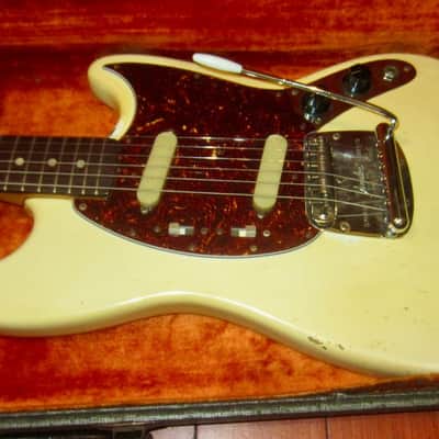 1968 Fender Mustang White w/ Original Hardshell Case Bild 11