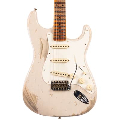 Fender 2024 Custom Shop LTD Red Hot Stratocaster Super Heavy Relic Aged Dirty White Blonde (462) USED image 2