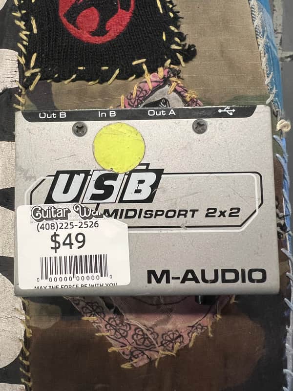 M-Audio USB MIDIsport 2x2 90/2010s - Silver image 1