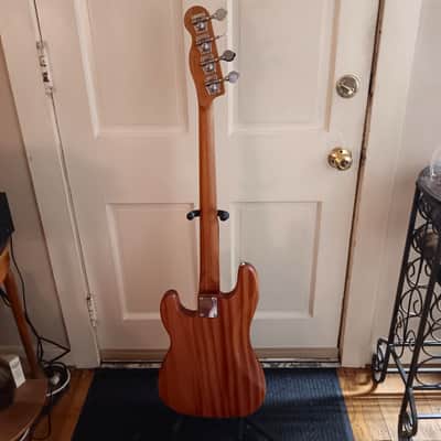 Custom Built 54 P-Bass - Honduran Mahogany - Canarywood on Sepele Neck - Custom Shop Pickup - "B Stock" image 8