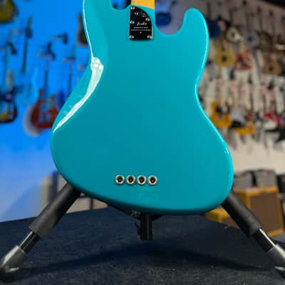 Fender American Professional II Jazz Bass Left-handed Miami Blue Maple Fingerboard Auth Deal!  408 image 8