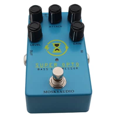 Mosky Super OPTO Bass Optical Compressor Effect Pedal True Bypass image 4