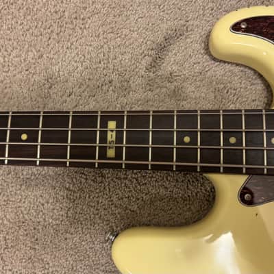 ESP LTD TS-4 Tommy Stinson Signature 2013 - 2015 - Distressed Vintage White image 6