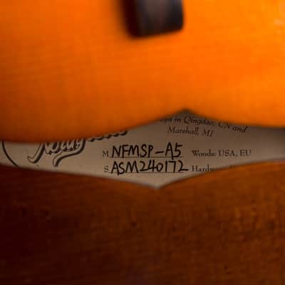 Northfield  NFMSP-A5 Carved Top Mandolin (2025), ser. #ASM240172, molded hard shell case. image 13