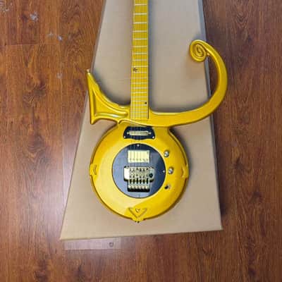 Custom Gold Prince Symbol Guitar Project Built, Maple Neck, Rosewood Fretboard