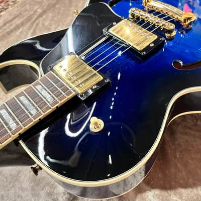 Gibson ES-137 Classic Blue Burst 2003  [USED][GTK017] image 6