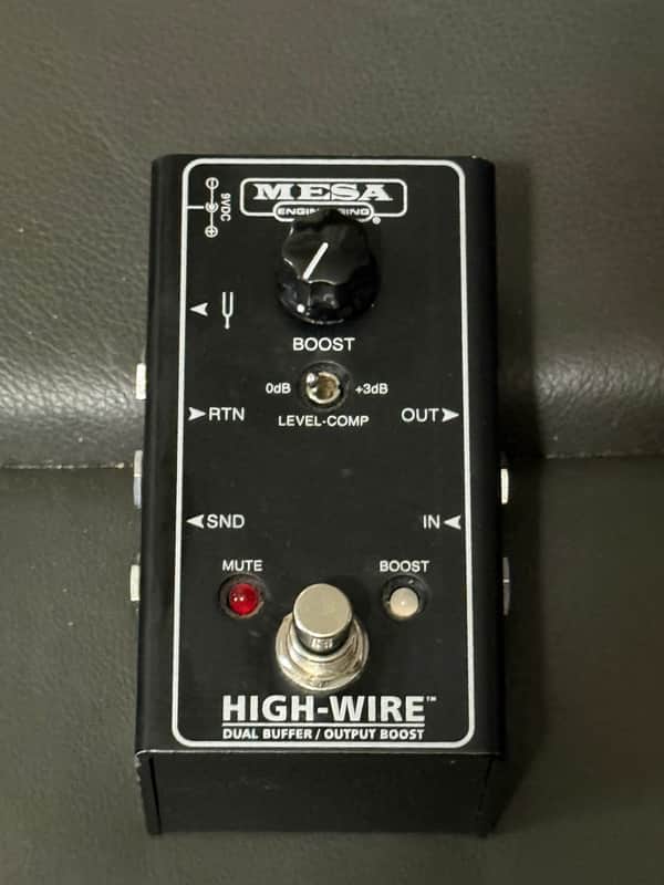 Mesa Boogie High-Wire Dual Buffer & Boost 2010s - Black image 1
