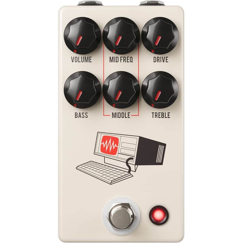 JHS Hard Drive Distortion Pedal, Tan image 1