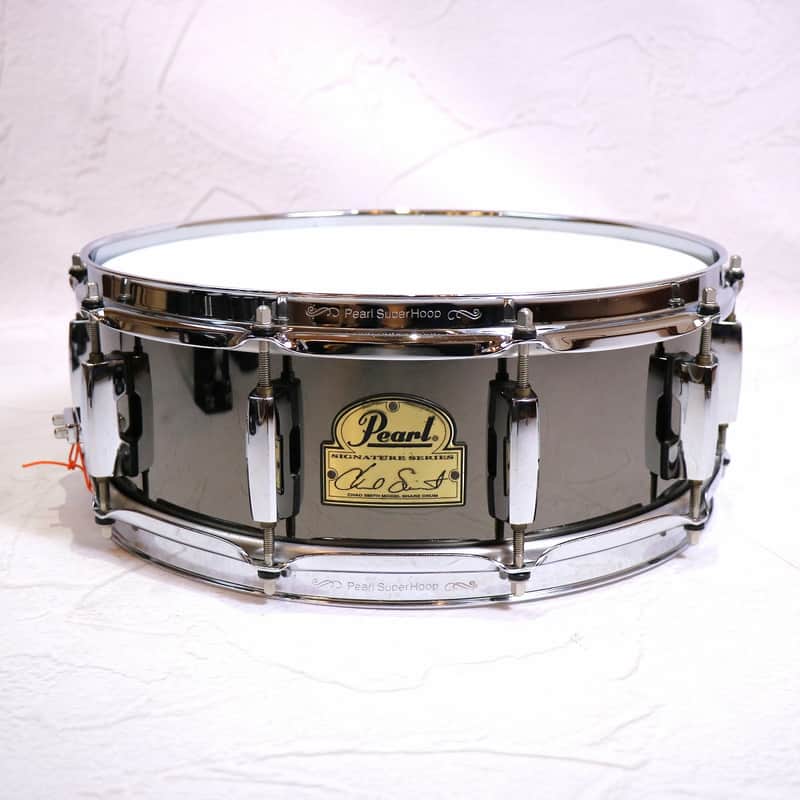 PEARL CS1450 Chad Smith Signature 14hx5h Steel Snare Drum (08/03) image 1