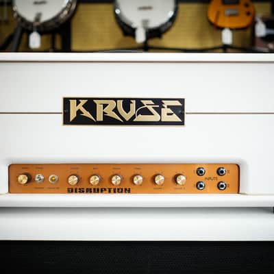Kruse Amplification Disruption Amp Head w/ Matching Kruse 4x12 Speaker Cabinet - White image 7