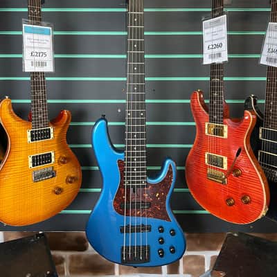 Overwater J Series Contemporary 5-String Metallic Blue 2023 Electric Bass image 2