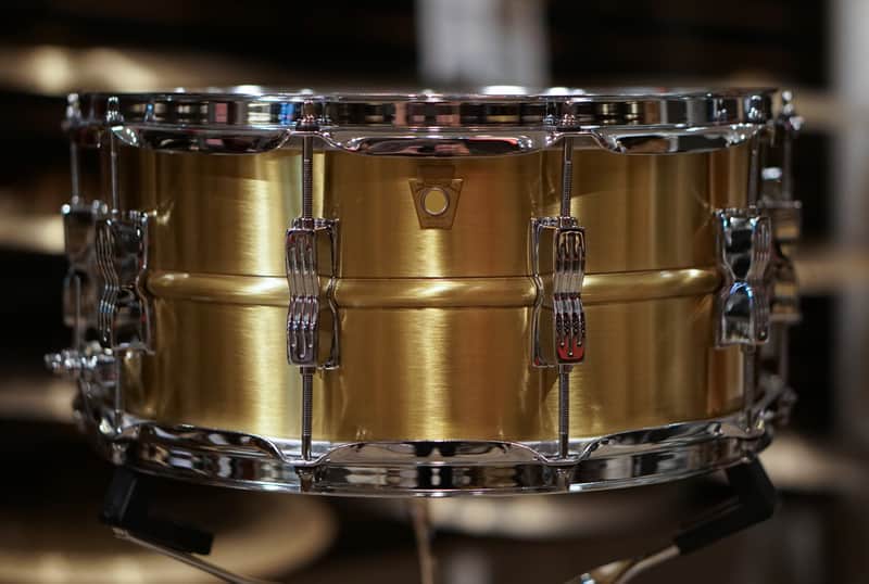 Ludwig 6.5x14" Brushed "Acro Brass" Snare Drum - LB654B image 1