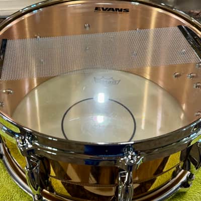 Gretsch G4164PB USA Custom Phosphorus Bronze 6.5x14" 10-Lug Snare Drum 2013 - Present - Bronze image 4