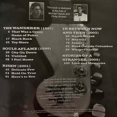O.A.R. - From the Basement Volume I - Guitar Tab / Tablature Book image 3