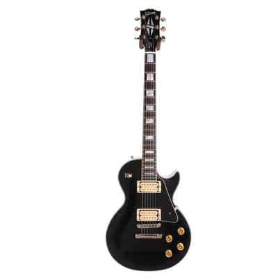 Gibson Custom Shop Les Paul Custom Made 2 Measure Ebony with Double Classic White Pickups 2024 image 3