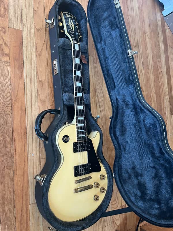 1980s Burny RLC-60 Single cut Aged White – Made in Japan | Reverb