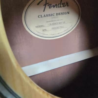 Fender CB-60SCE Acoustic-Electric Bass with Laurel Fretboard 2010s - Natural image 6