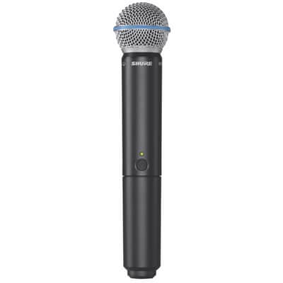 Shure BLX24R/B58 Wireless Handheld Beta58 Microphone System, Band H9, Open Box (Like New) image 3