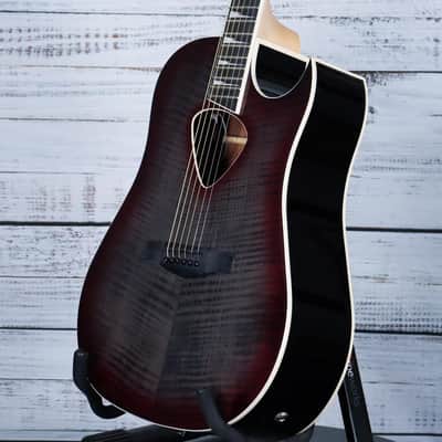 Ibanez ALT50FA Acoustic-Electric Guitar | Red Doom Burst image 4