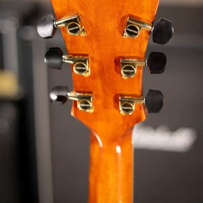 Eastman AR580CE-HB Archtop Electric Guitar - Honey Burst with Hardshell Case image 7