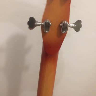 Dynelectron Fretless Longhorn bass Danelectro copy RARE 60s/70s image 9