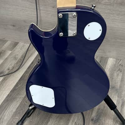 Bud Light Les Paul style 2010s - Blue on blue image 6