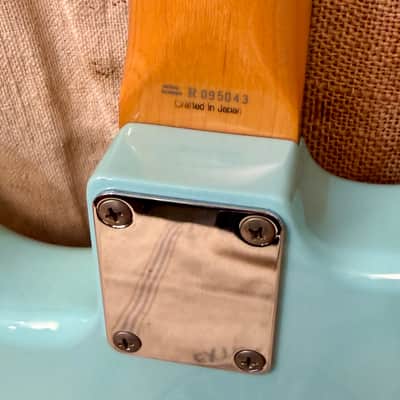 Fender CIJ/MIJ '62 Reissue Stratocaster 2005 - Daphne Blue image 7