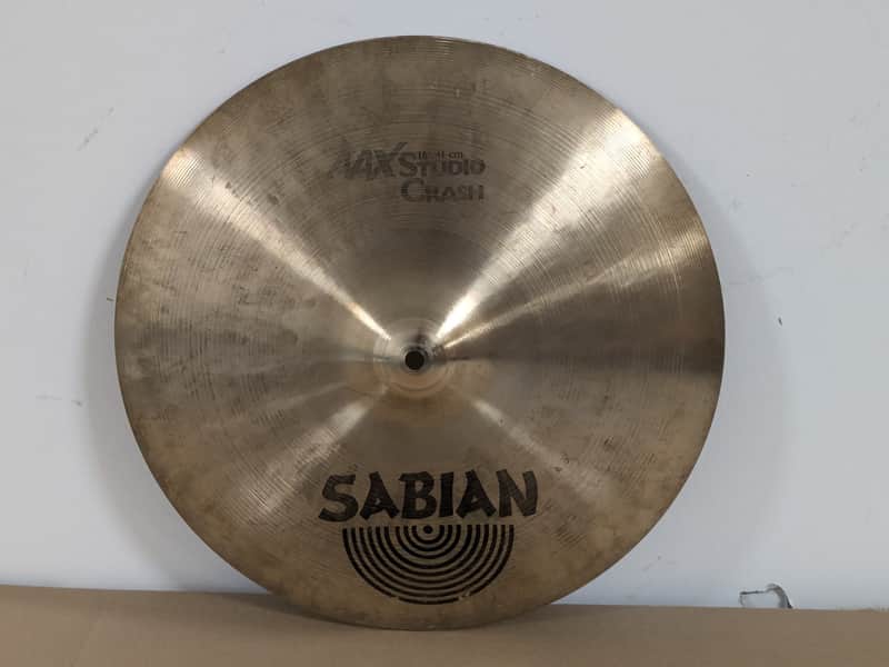 Sabian 16" AAX Studio Crash Cymbal 1993 - 2001 - Natural image 1