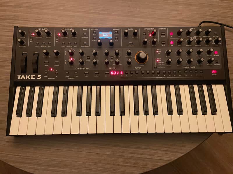 Sequential Take 5 44-Key 5-Voice Compact Polyphonic Synthesizer 2021 - Present - Black image 1