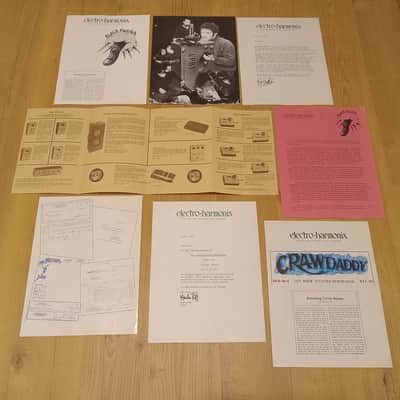 Vintage 1972 Electro-Harmonix Blackfinger Catalog, Dealer Letters, Price List, and Flyers! Rare, Original Case Candy, Paperwork! image 1