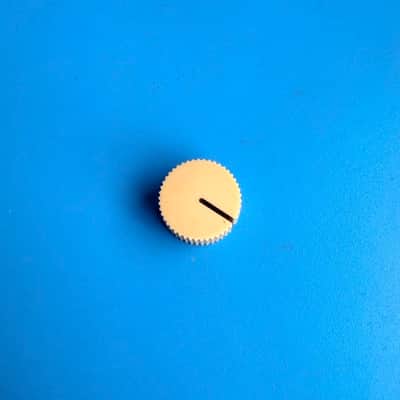 Fender Rumble 15 (PR2490) Bass Amp Part: D-Shaft Beige Control Knob Cover Cap image 3