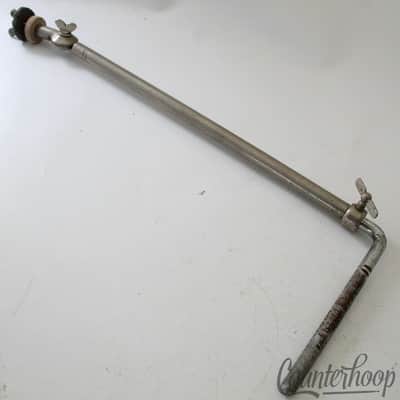 Gretsch Cymbal L-Arm Stand Bass Drum Holder 3/8" Nickel Vintage 50s Walberg&Auge image 1