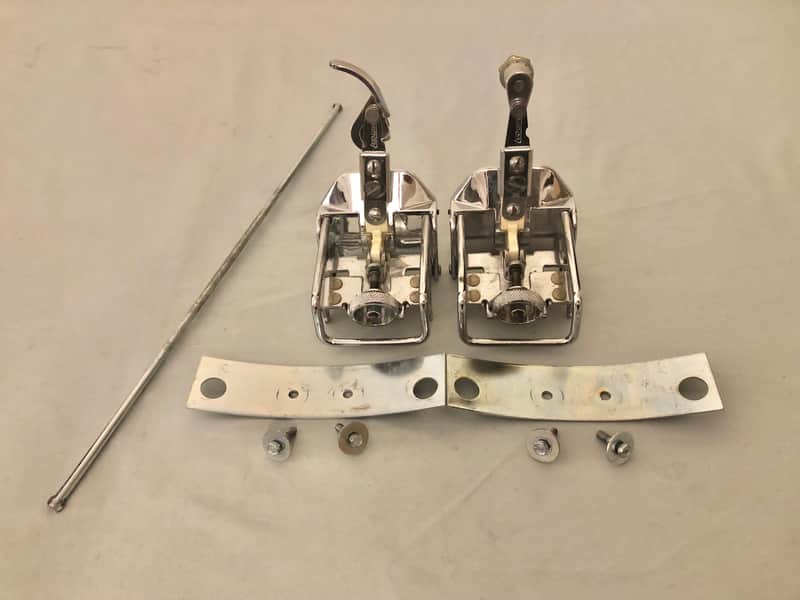 Vintage 70s Ludwig Super Sensitive Snare Drum Throw Off Mechanism, LM410, with Guards image 1