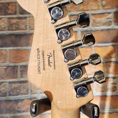 Squier Stratocaster  3/4 Size Black Full Set Up image 3