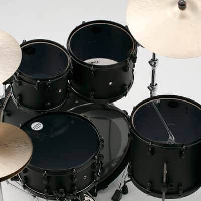 Tama Starclassic Performer Ltd. Ed. Blacked Out Black 6-pc Shell Pack with Matching Snare imagen 7