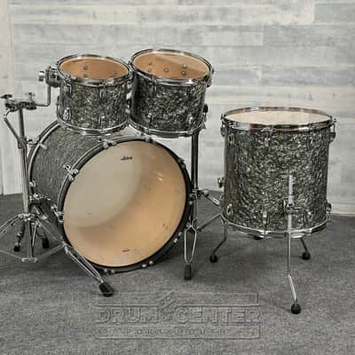 Ludwig Classic Maple 4pc Mod Drum Set Limited Edition Black Pearl image 4