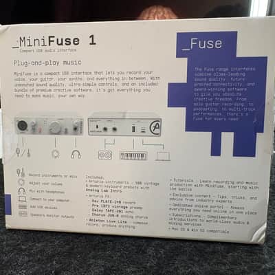 Arturia MiniFuse 1 USB-C Audio Interface 2021 - White image 4