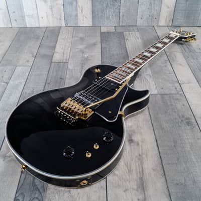 Burny RLC-105S 'Sustainer' Electric Guitar, Black (Floyd Rose