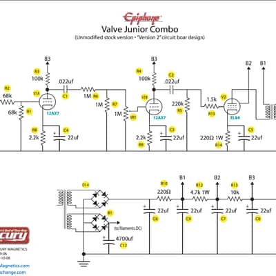 Epiphone Valve Junior v2 with upgrades/mods image 3