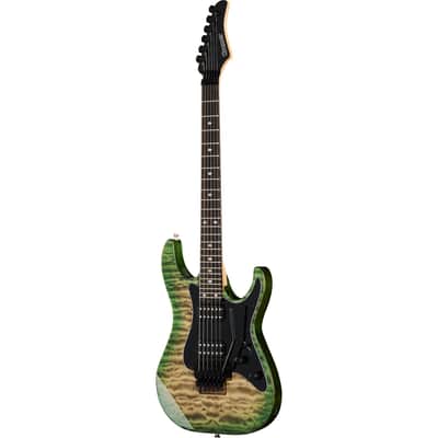 Kramer Volante Quilt HHFR Electric Guitar - Ultramarine Burst image 2