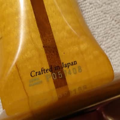 Fender TL-52 Telecaster  Vintage Reissue Japan Flame V Neck,spectacular grain body 7.2 pounds image 8