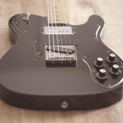 ✹ Vintage Fender Telecaster Custom MIJ ~1992 - Black on Black Fujigen N Serial Made in Japan image 2
