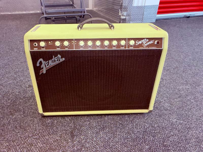 Fender Super-Sonic 22 2-Channel 22-Watt 1x12" Guitar Combo 2010 - Present - Blonde image 1
