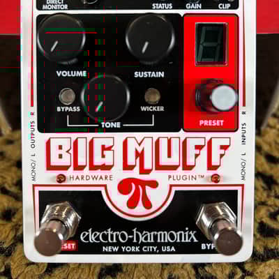 BIG MUFF PI “Bubble Font” V7C ロシアンマフ Electro-Harmonix Big Muff Pi V7D (Black Russian Bubble Font) | Reverb