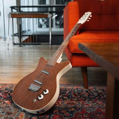 Danelectro '59 Divine Electric Guitar-Dark Walnut *USA Small Business* image 2