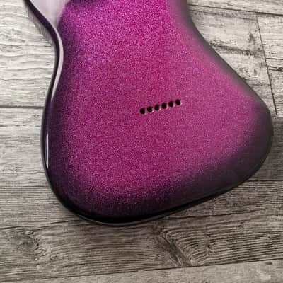 Unicorn Horn Pink 2PC Mahogany ST S-Style Body High Gloss, Hard Tail, Custom Shop Vintage Part Gadget, DIY Building Kit, S-Type Guitar image 10