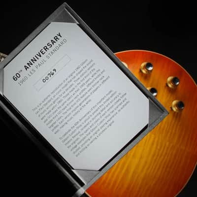 Gibson Custom Shop 60th Anniversary '60 Les Paul Standard Reissue V2 2020 - Orange Lemon Fade image 9