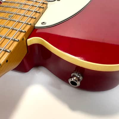 Fender Telecaster American Deluxe 2000 Crimson Red Transparent image 13