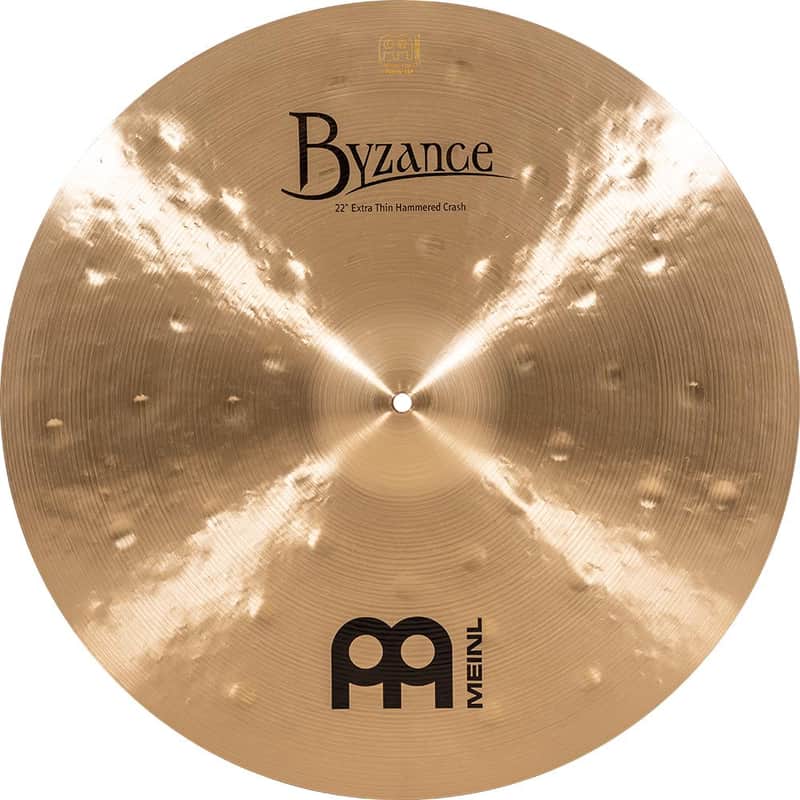 Meinl 22" Byzance Traditional Extra Thin Hammered Crash Cymbal image 1