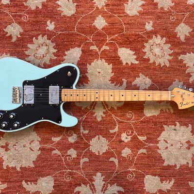 Fender Vintera Road Worn '70s Telecaster Deluxe - Daphne Blue image 3